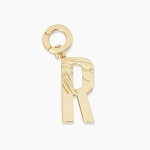 Only 1 Left New Parker Initial R Charm Gorjana 18k Gold Plated Brass